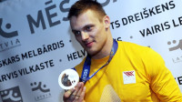 Olimpiskais vicečempions Daumants Dreiškens
Foto: www.la.lv