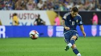 Lionels Mesi gūst vārtus pret ASV izlasi
Foto: AFP/Scanpix