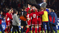 Tas brīdis, kad visi par tevi priecājas...
Foto: TurkSporFoto/Scanpix