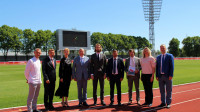 Atjaunotā Daugavas stadiona atklāšana
Foto: Izglītības un zinātnes ministrija