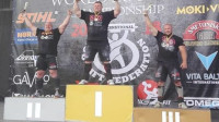 Dainis Zāģeris uz pasaules čempionāta goda pjedestāla