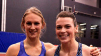 Gunta Latiševa-Čudare un Sindija Bukša
Foto: Mareks Gaļinovskis, athletics.lv