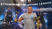 Māris Krievelis pēc uzvaras pasaules čempionātā spēkavīriem
Foto: Dmitrijs Kurganovs