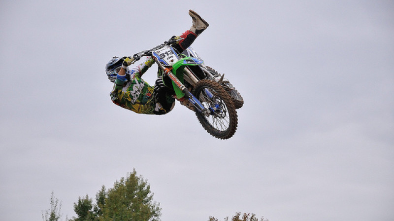 MX Pro klases čempions Dāvis Līvs
Foto: Jānis Pastars