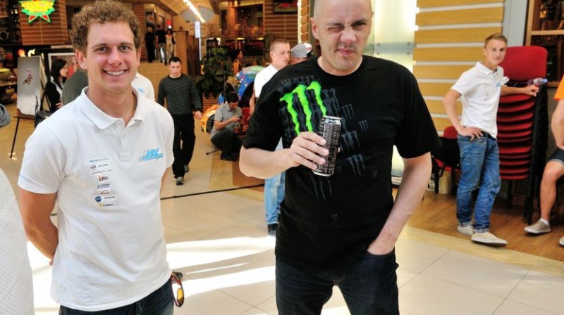 Matīss Karro un Kaspars Cveiģelis
Foto: Jānis Pastars