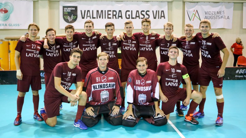 Latvijas junioru pirmā komanda
Foto: Ritvars Raits