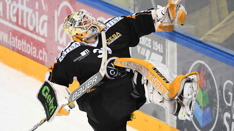 Elvis Merzļikins. Foto: hclugano.ch