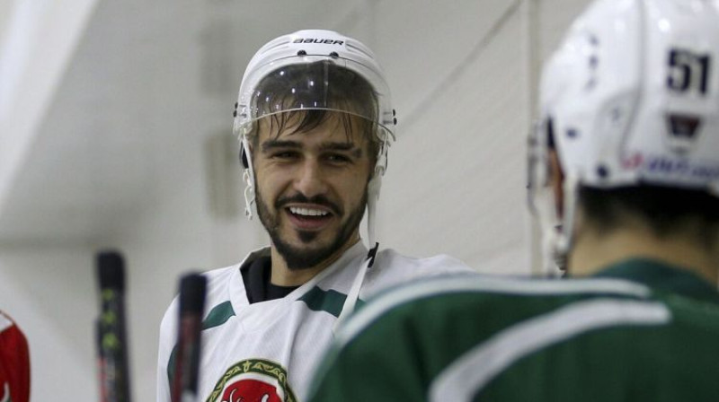 Jevgeņijs Savins "Ak Bars" treniņā. Foto: Ak Bars