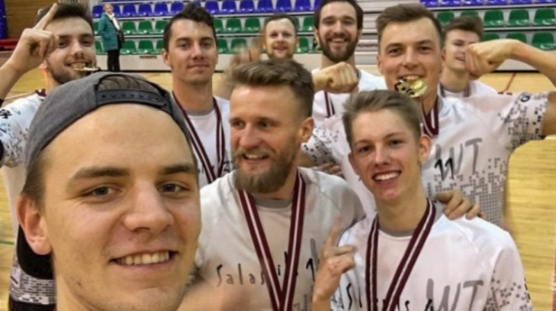 Salaspils vīriešu komanda "Wild Things". Foto: frisbee.lv
