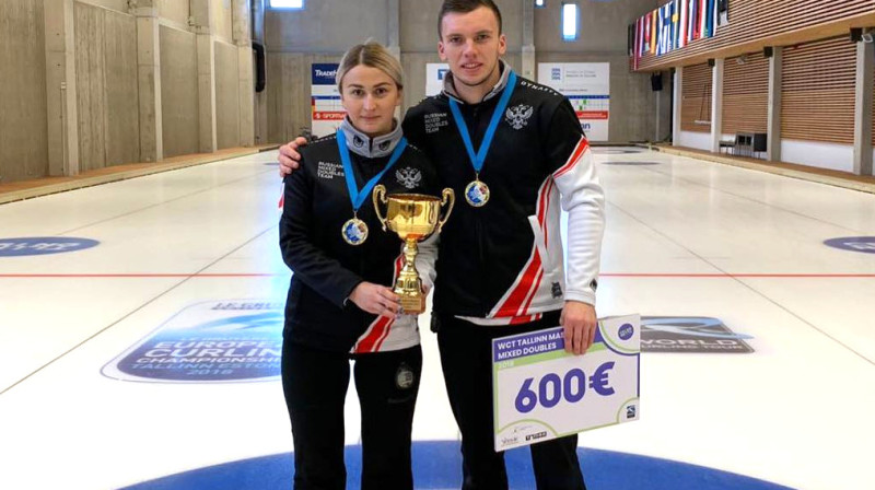 Anastasija Moskaļova/Aleksandrs Jeremins
Krievijas jaukto pāru kērlinga komanda