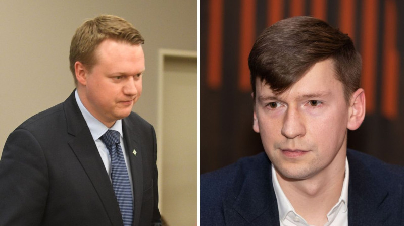 Krišjānis Kļaviņš un Maksims Krivuņecs. Foto: Romāns Kokšarovs / Vladislavs Proškins, f64