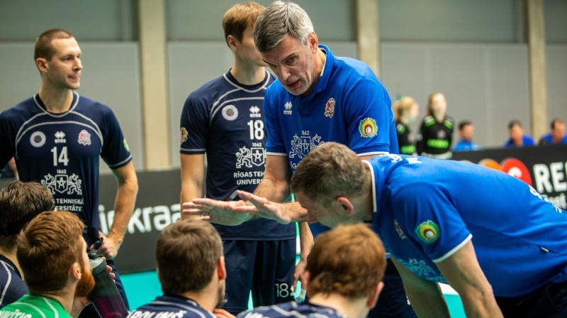 RTU/Robežsardze galvenais treneris Raimonds Vilde. Foto: Gertrud Alatare