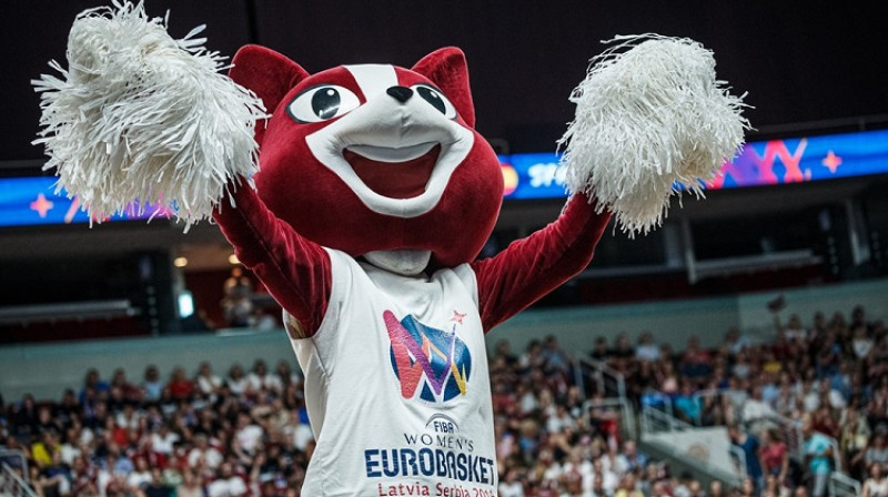 Eiropas čempionāta talismans Pika. Foto: FIBA