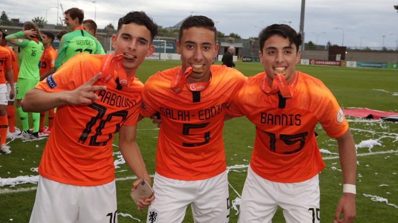 Nīderlandes U17 izlase. Foto: imago images/Focus Images/Scanpix
