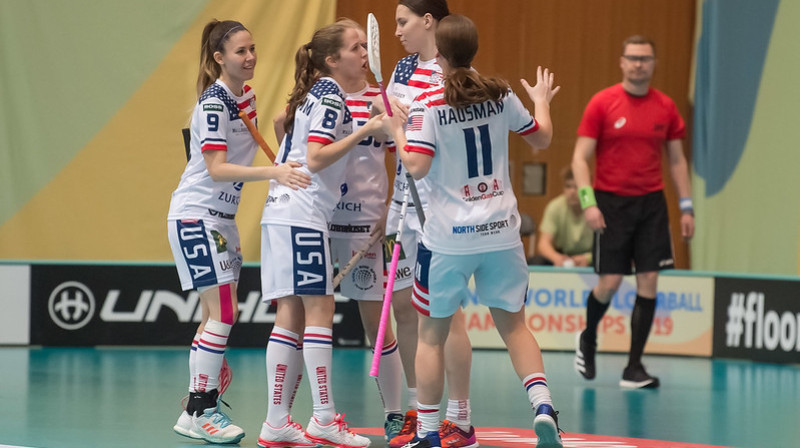 ASV izlasei pasaules čempionātā Šveicē tā arī neizdevās izcīnīt nevienu uzvaru
Foto: IFF Floorball