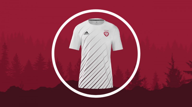 Latvijas futbola izlases izbraukuma spēļu forma. Foto: LFF