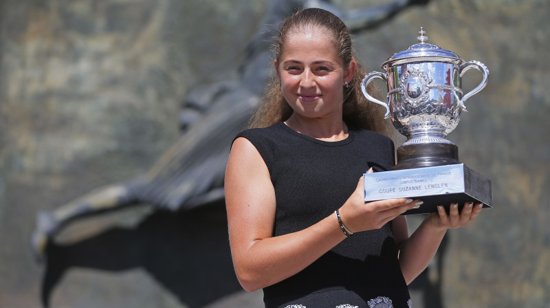 Aļona Ostapenko. Foto: AFP/Scanpix