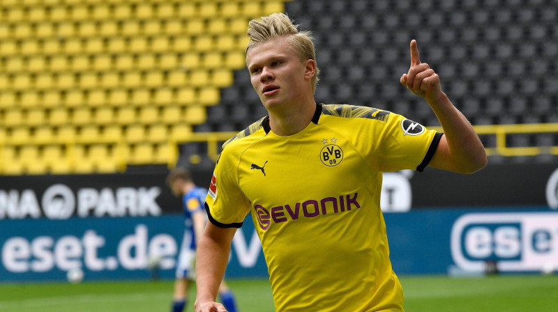 Ērlings Holanns. Foto: Martin Meissner/AFP/Scanpix.