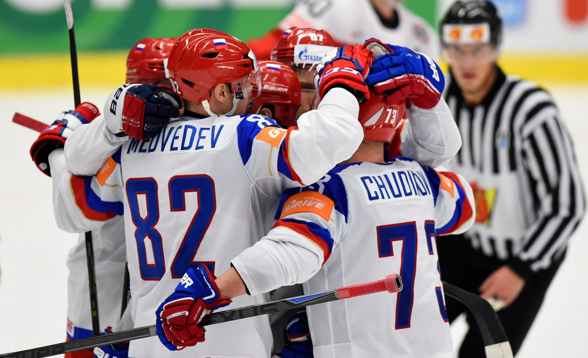 Play russian. Group a | 2021 IIHF Ice Hockey. Denmark Ice Hockey Player.