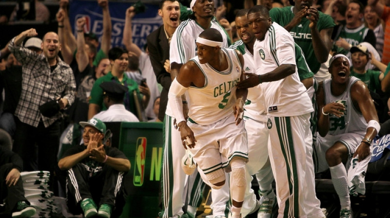Bostonas ''Celtics'' rezervistu soliņš
 Foto: AP/AFP/Scanpix.