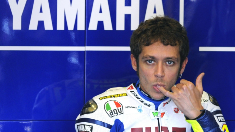 Iespējams, šis Rosi ir pēdējais gads "Yamaha" komandā
Foto: AP/Scanpix