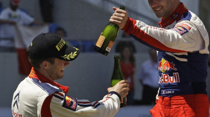 Sebastians Ožjē un Sebastians Lēbs trijos grants rallijos būs komandas biedri
Foto: AFP/Scanpix