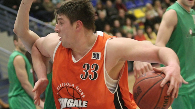 Jānis Bambis uzbrukumā
Foto: Ivars Veiliņš, jelgavasvestnesis.lv