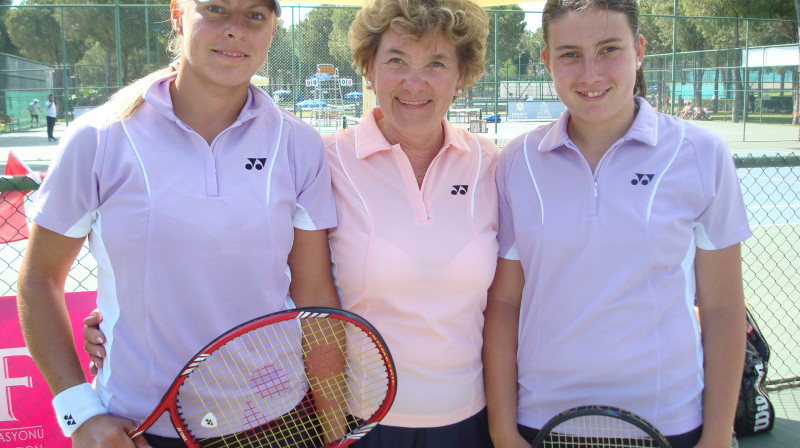 Līga Dekmeijere, Daiga Juška un Anastasija Sevastova
Foto: Ieva Matroze