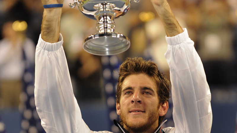 Huana Martina Del Potro uzvara ļāva "US Open" tenisa spēlē triumfēt lietotājam sasa06.
Foto: AFP