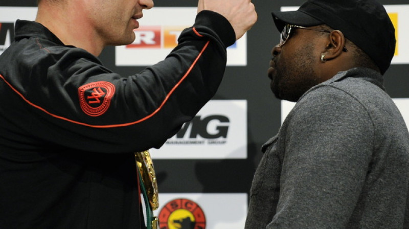 Vitālijs Kļičko un Kevins Džonsons
Foto: Team Klitschko
