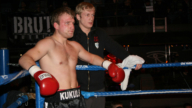 Mārtiņš Kukulis un Nikolajs Grišuņins
Foto: Roberts Bicāns