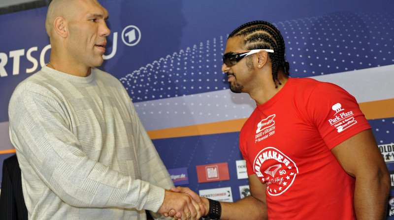 Nikolajs Valujevs un Devids Hejs
Foto: AP/Scanpix