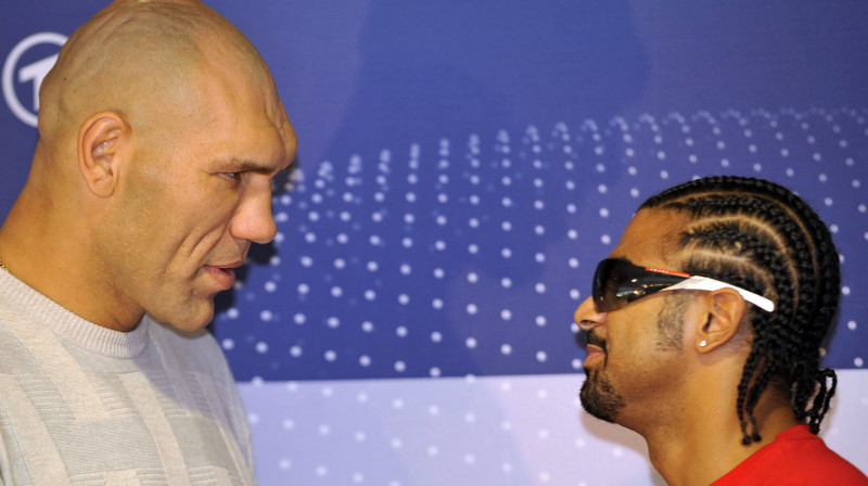 Niolajs Valujevs un Deivids Hejs
Foto: AP/Scanpix