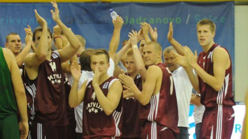 Latvijas U-20 izlase  
Foto: FIBA Europe