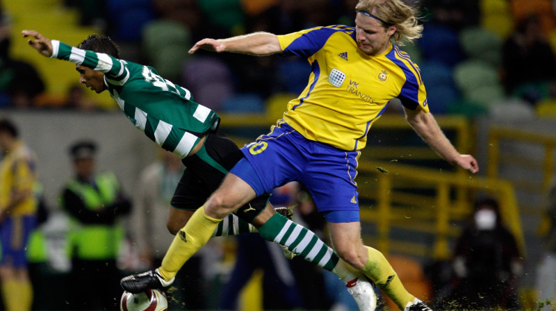 ''Ventspils'' spēlē pret ''Sporting''
Foto: AP/Scanpix