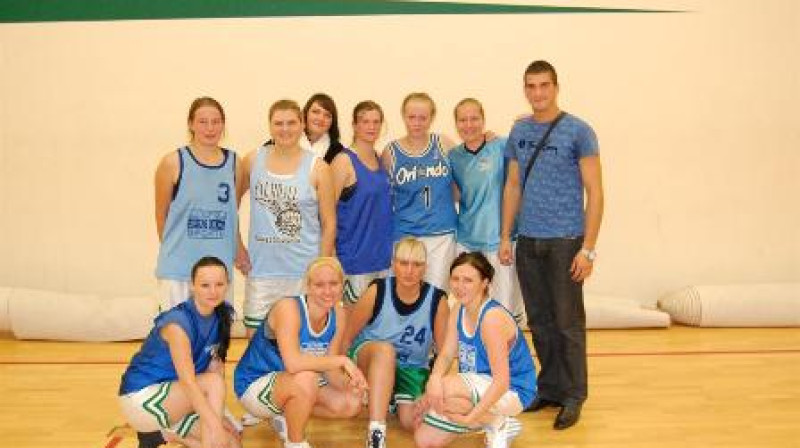 NBDL sieviešu basketbola komanda "United States of Chill"
Foto: Uldis Krauze