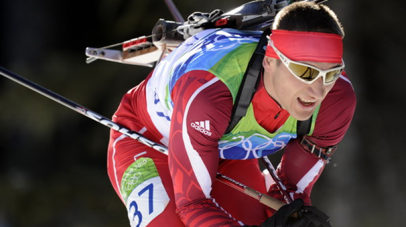 Edgars Piksons Vistleras trasē
Foto: Romāns Kokšarovs, Sporta Avīze