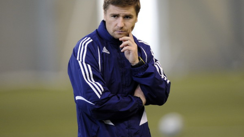 "Skonto" galvenais treneris Marians Pahars
Foto: Romāns Kokšarovs, Sporta Avīze, f64