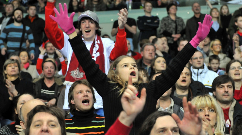 Tikai Rīga... Protams - tikai Dinamo!
Foto: Romualds Vambuts, Sportacentrs.com