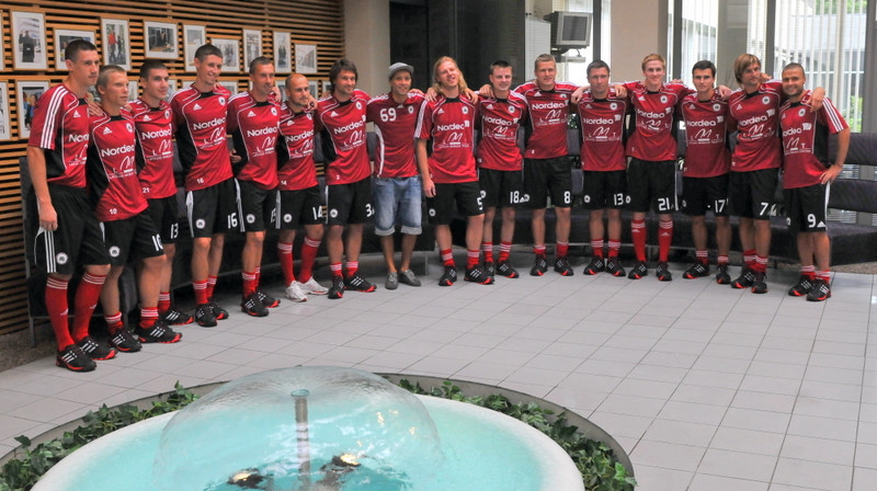 Latvijas futbola izlase 
Foto: Romualds Vambuts, Sportacentrs.com