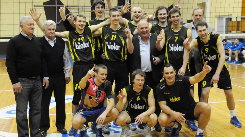 "Biolars/Olaine - Ozolnieki" - 2009./2010. gada Latvijas čempionvienība
Foto: Jānis Slišāns