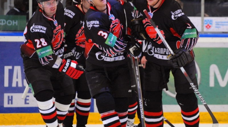 Omskas ''Avangard'' hokejisti
Foto: www.hawk.ru