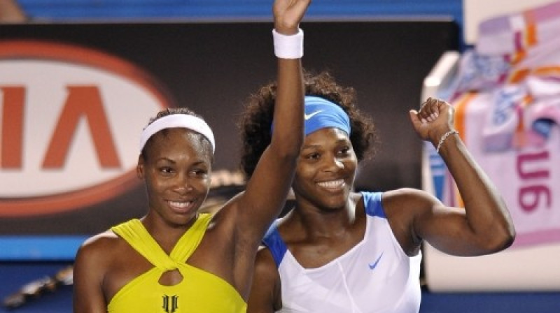 Venusa un Serēna Viljamsas
Foto: AFP