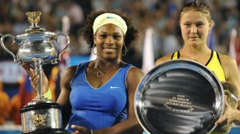 Serēna Viljamsa un Dinara Safina
Foto: AFP
