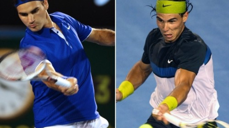 Federers vai Nadals?
Foto: AFP
