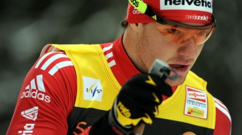 Vīriešu ieskaites kopvērtējuma līderis Dario Kolonja
Foto: AFP