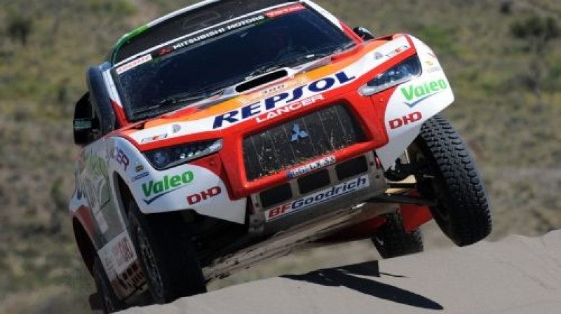 Stefans Petransels šī gada Dakāras rallijā
Foto: AFP