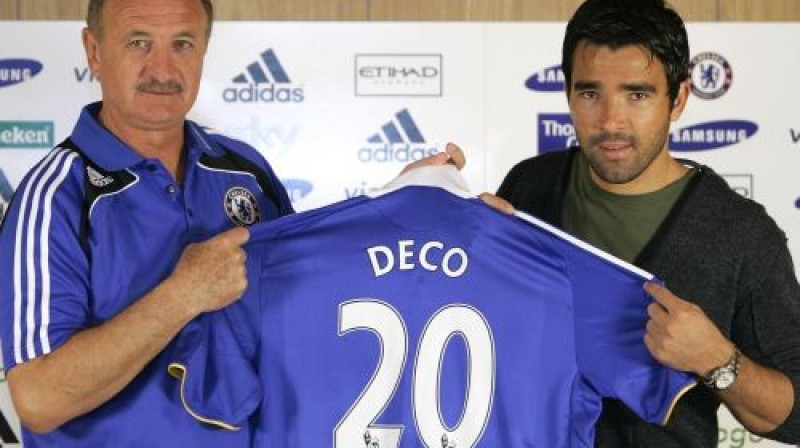 Luišs Felipe Skolari un Deku
Foto: Photoshot