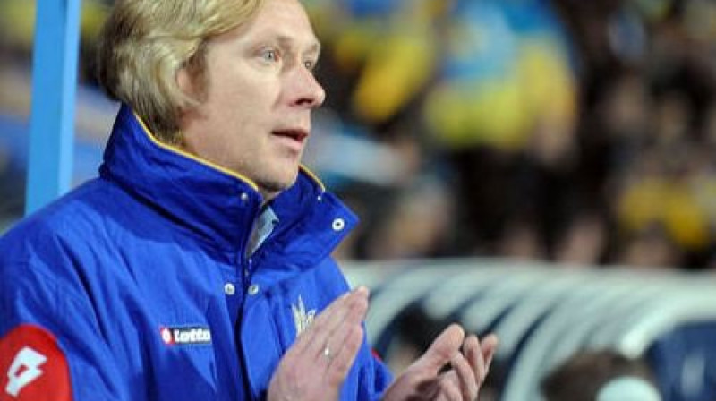 Ukrainas izlases treneris Oleksijs Mihaiļičenko
Foto: AFP