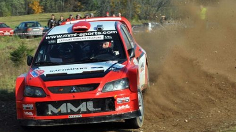 Raimonds Kisiels/Gatis Panavs arī rallijā "Latvija - Kuldīgas rudens 2009" startēs ar "Mitsubishi Lancer WRC"
Foto: Zigismunds Zālmanis (Nikon)